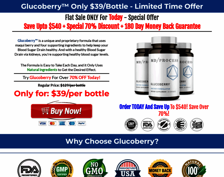 Glucoberry-glucoberry.us thumbnail