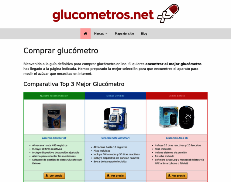 Glucometros.net thumbnail