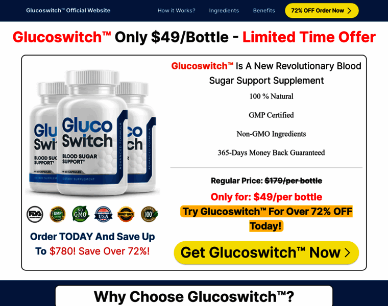 Glucooswitch.com thumbnail