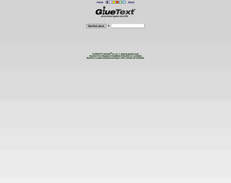Gluetext.com thumbnail