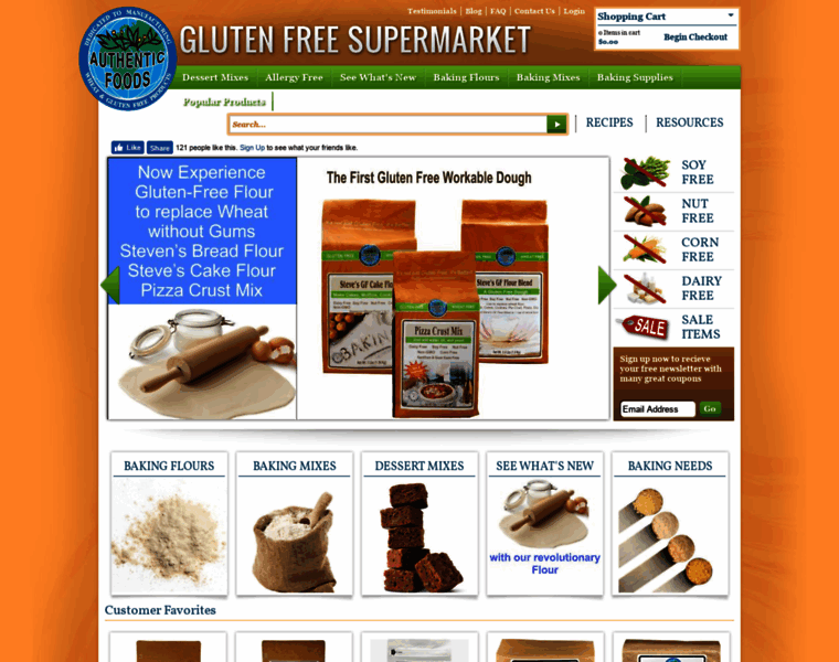 Glutenfree-supermarket.com thumbnail