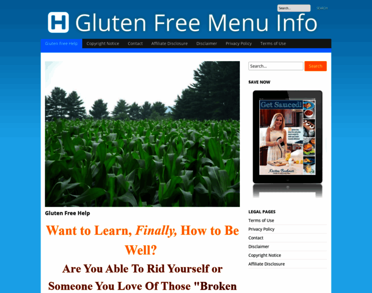 Glutenfreemenu.info thumbnail
