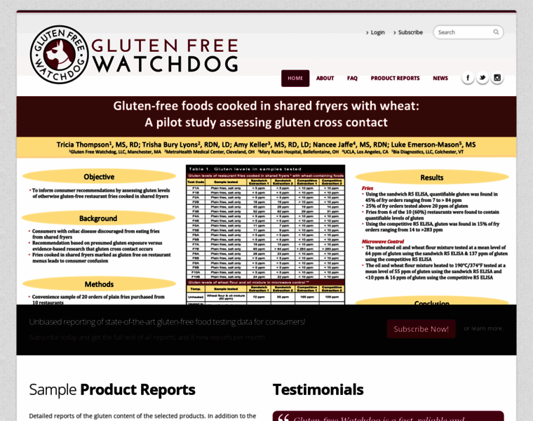 Glutenfreewatchdog.org thumbnail Glutenfreewatchdog.org thumbnail