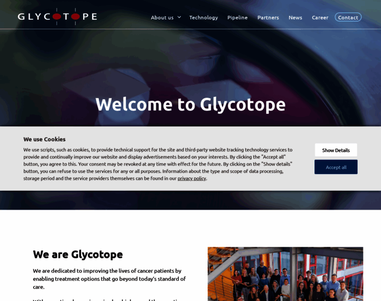 Glycotope.com thumbnail