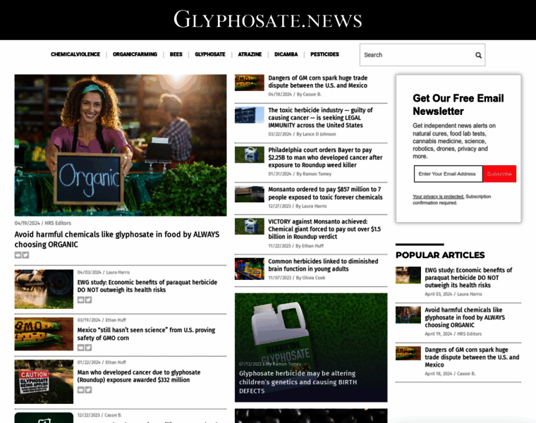 Glyphosate.news thumbnail