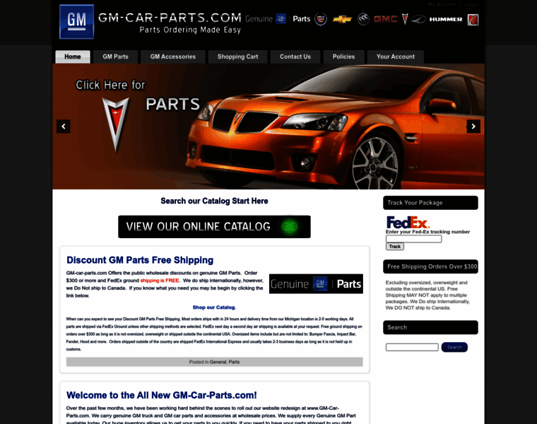 Gm-car-parts.com thumbnail