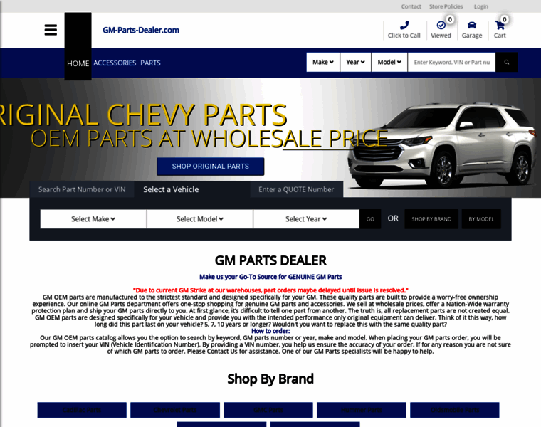 Gm-parts-dealer.com thumbnail