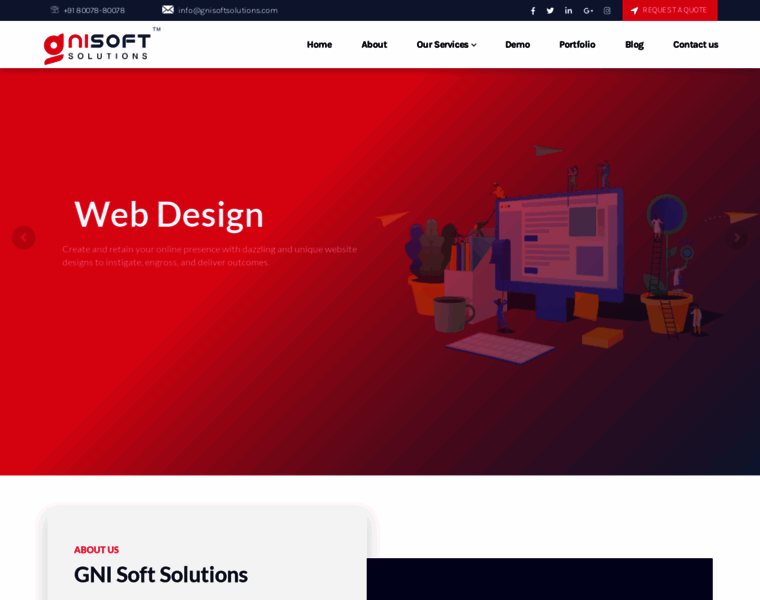 Gnisoftsolutions.com thumbnail