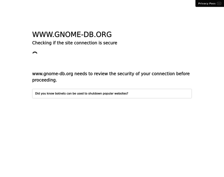 Gnome-db.org thumbnail