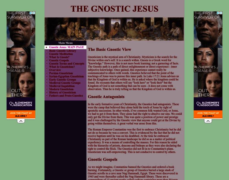 Gnostic-jesus.com thumbnail