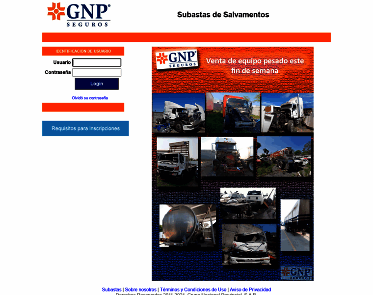 Gnp.subastassalvamentos.com thumbnail