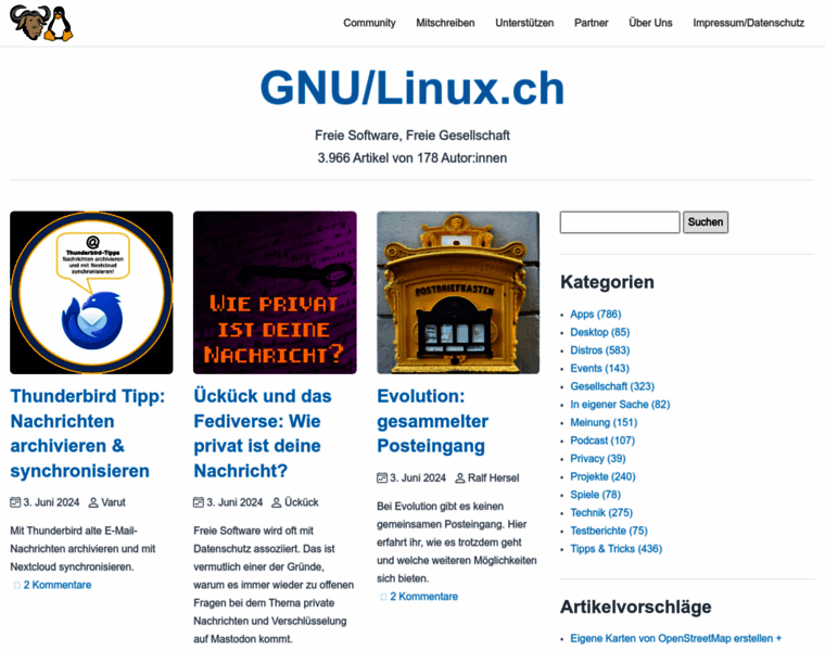 Gnulinux.ch thumbnail