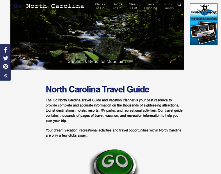 Go-north-carolina.com thumbnail