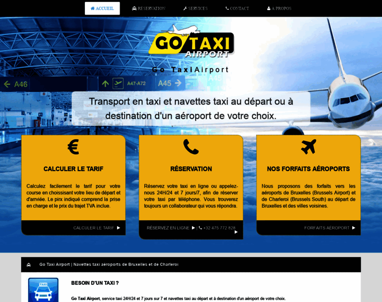 Go-taxi-airport.be thumbnail