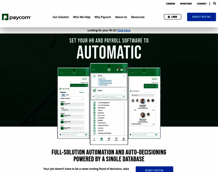 go.paycom.com at WI. Online Payroll Services | HR Payroll Software | Paycom