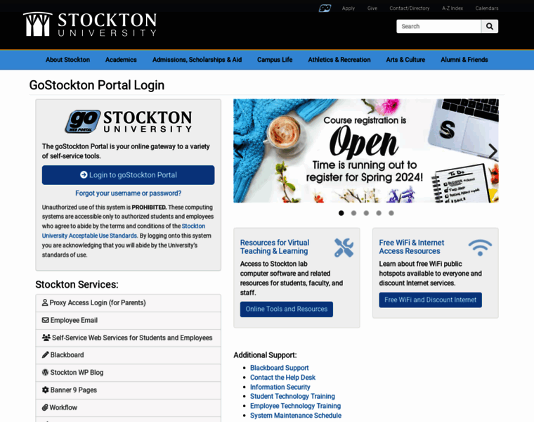 Go.stockton.edu thumbnail