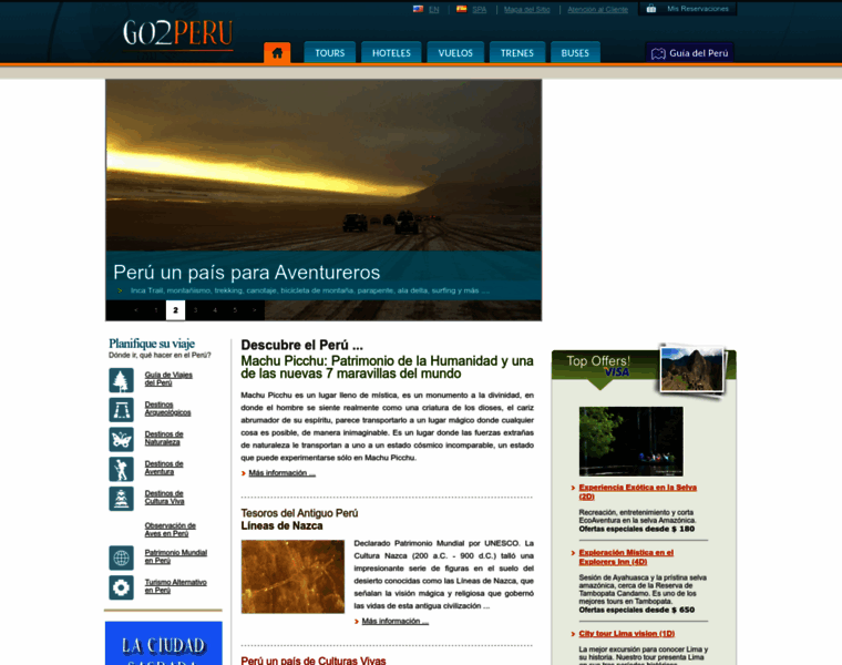 Go2peru.com thumbnail
