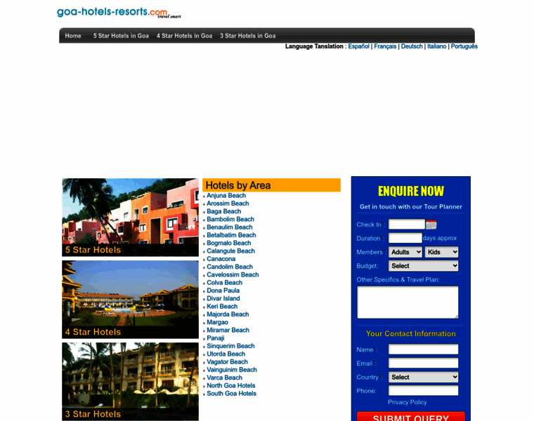 Goa-hotels-resorts.com thumbnail