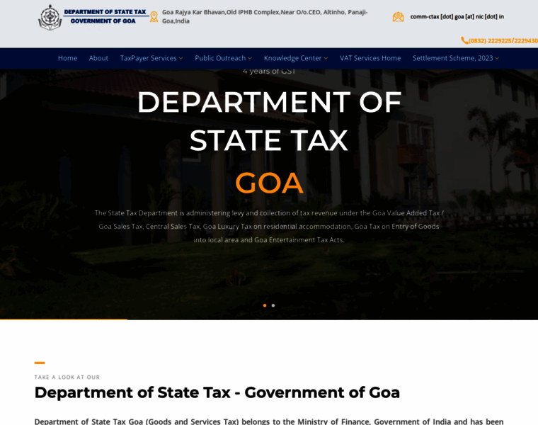 Goagst.gov.in thumbnail
