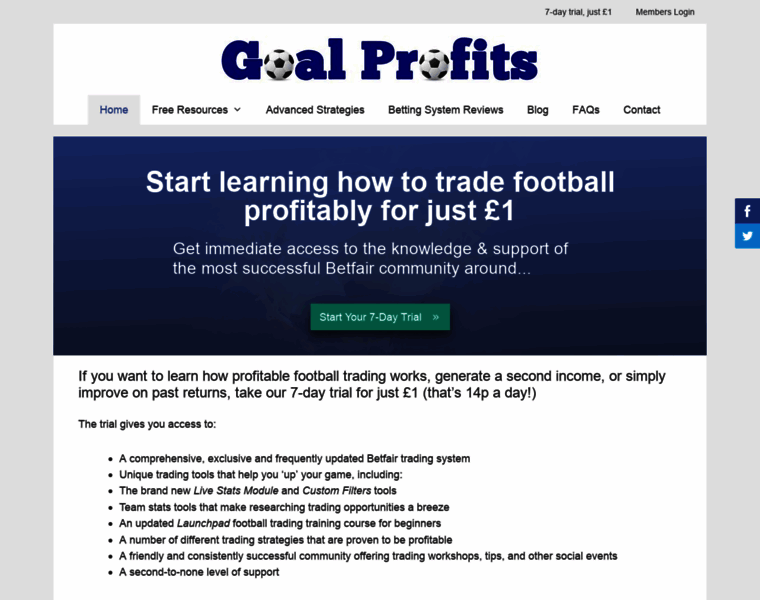 Goalprofits.co.uk thumbnail