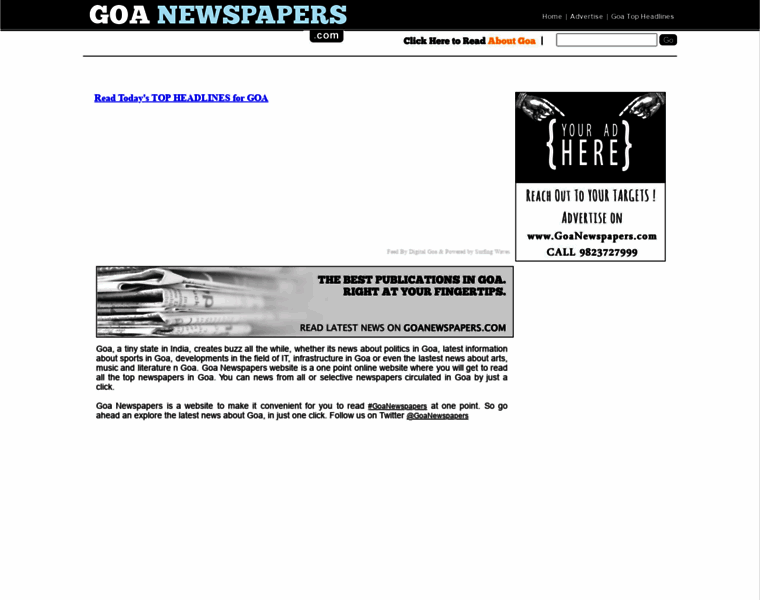 Goanewspapers.com thumbnail