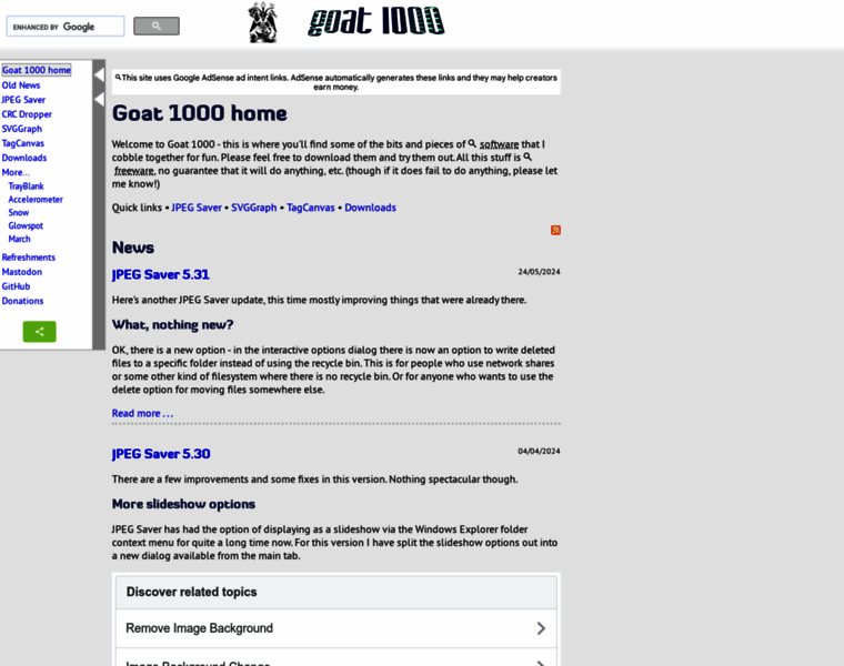 Goat1000.com thumbnail