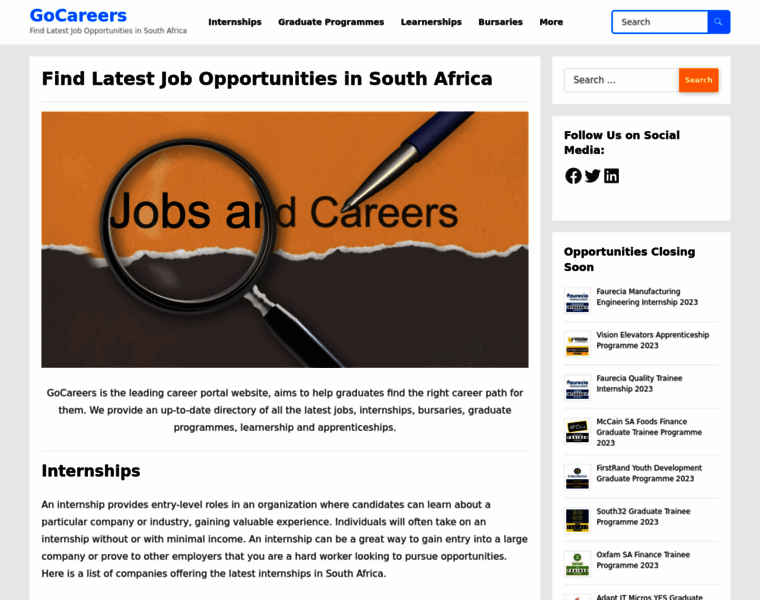 Gocareers.co.za thumbnail Gocareers.co.za thumbnail