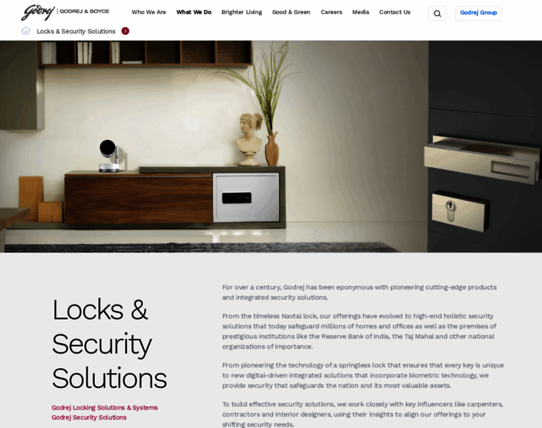 Godrejsecuritysolutions.in thumbnail