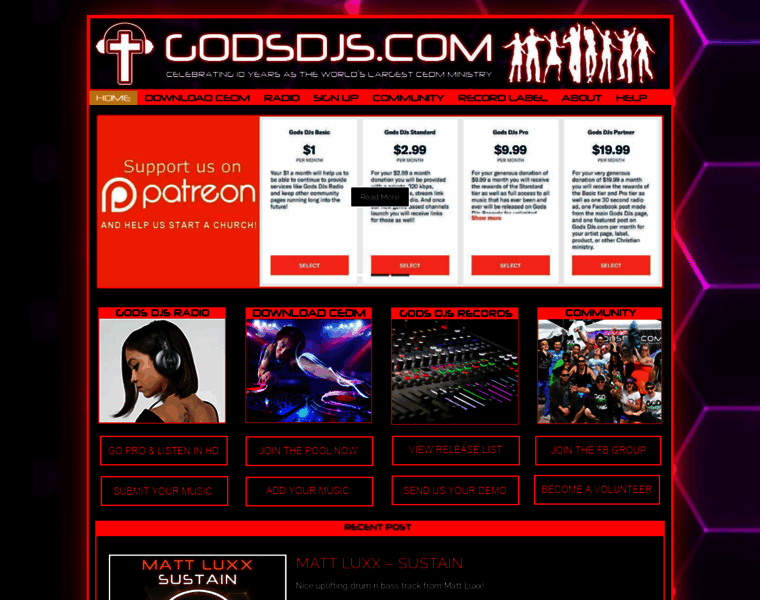 Godsdjs.com thumbnail