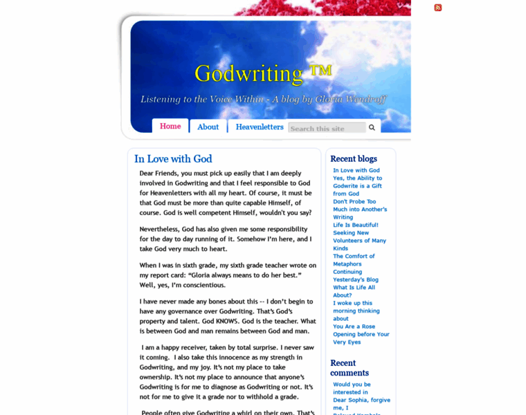 Godwriting.org thumbnail