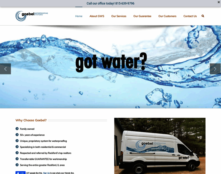 Goebelwaterproofingsystem.com thumbnail