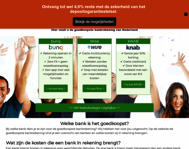 Goedkoopstebankrekening.nl thumbnail