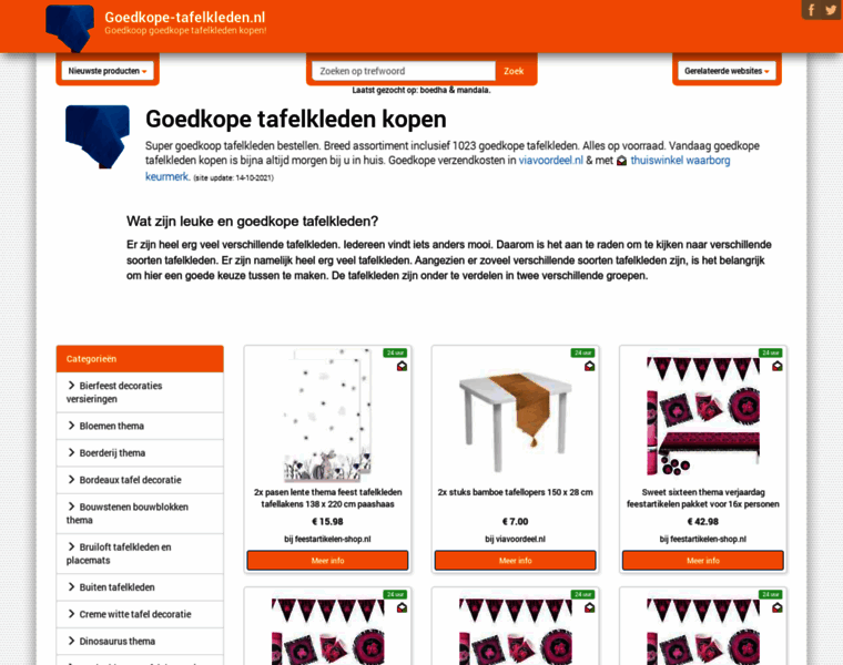 Goedkope-tafelkleden.nl thumbnail