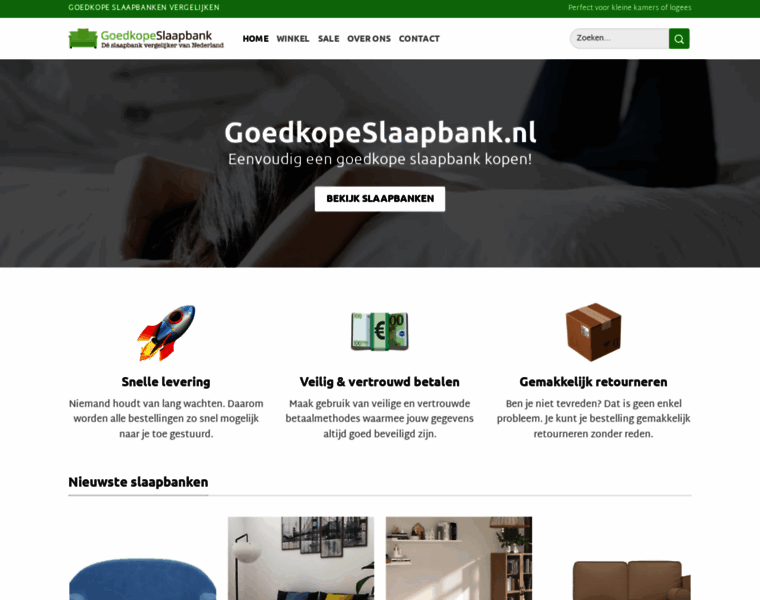 Goedkopeslaapbank.nl thumbnail