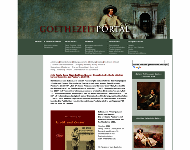 Goethezeitportal.de thumbnail