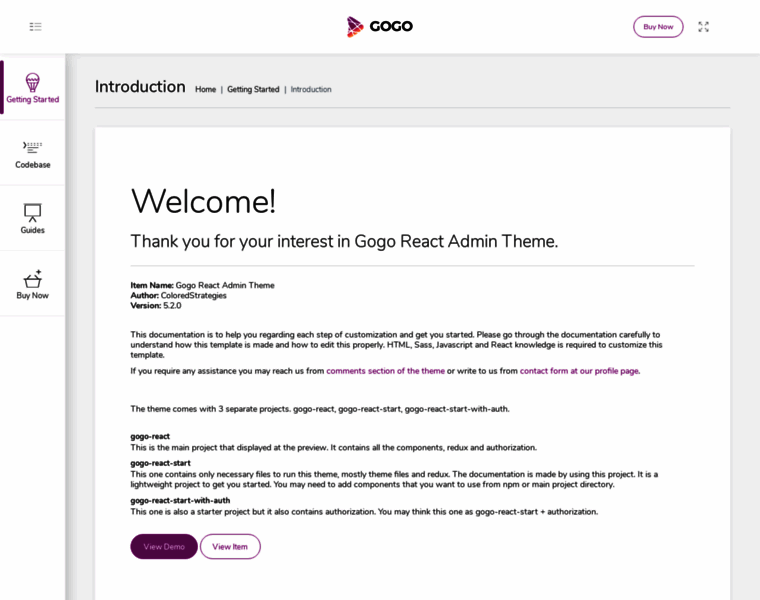Gogo-react-docs.coloredstrategies.com thumbnail