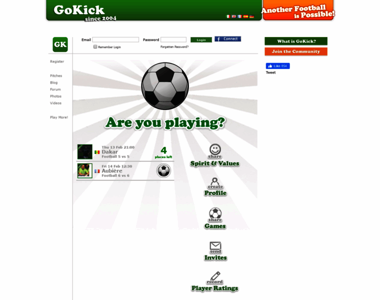 Gokick.org thumbnail