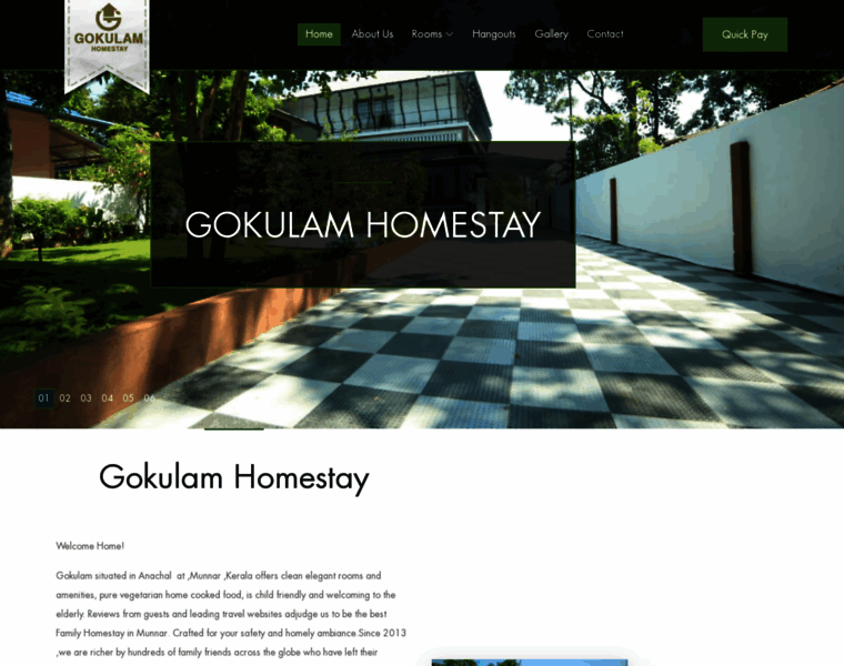 Gokulamhomestay.com thumbnail