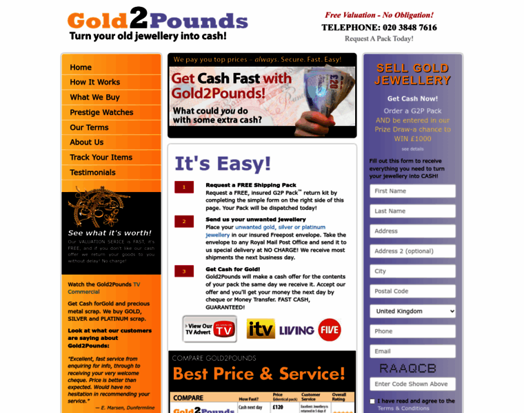 Gold2pounds.com thumbnail