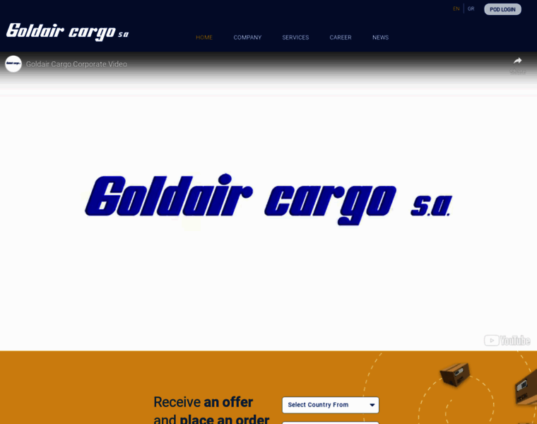 Goldair-cargo.com thumbnail