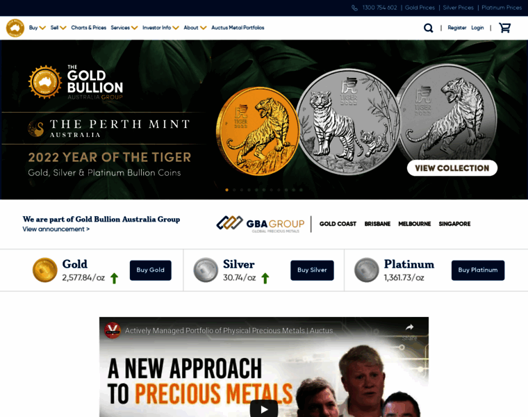 Goldbullionaustralia.com.au thumbnail