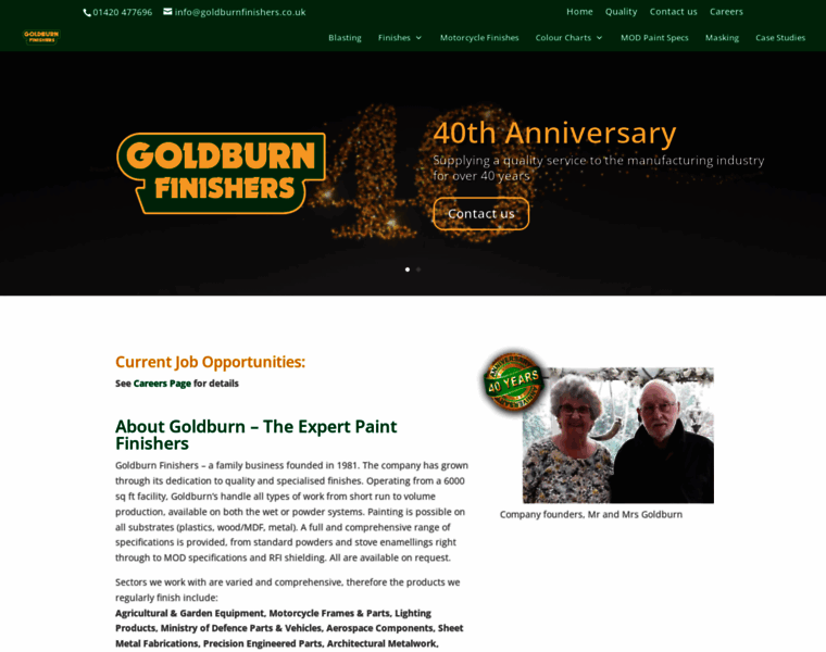 Goldburnfinishers.co.uk thumbnail