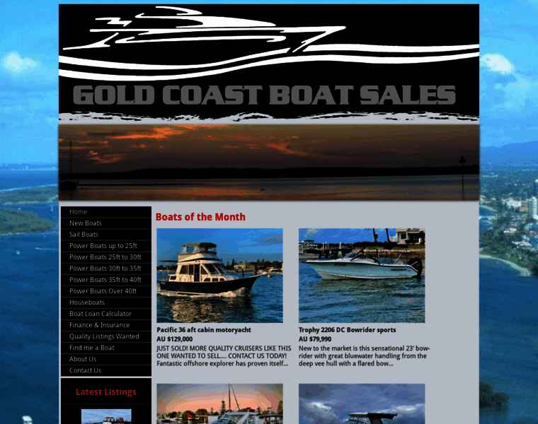 Goldcoastboatsales.com thumbnail