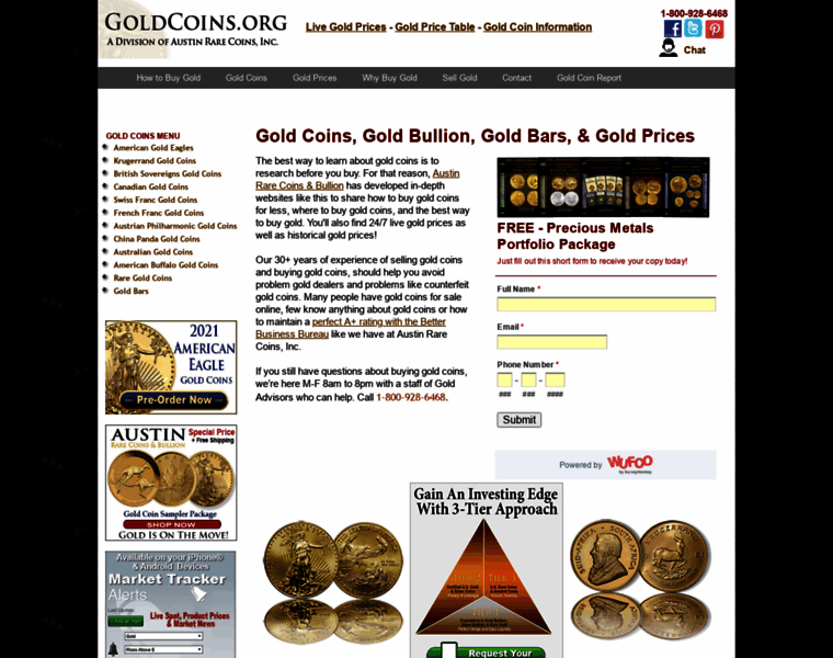Goldcoins.org thumbnail