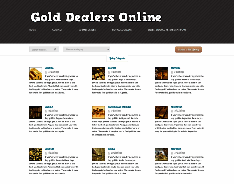 Golddealersonline.com thumbnail