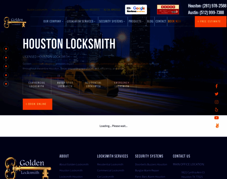 Golden-locksmith-tx.com thumbnail