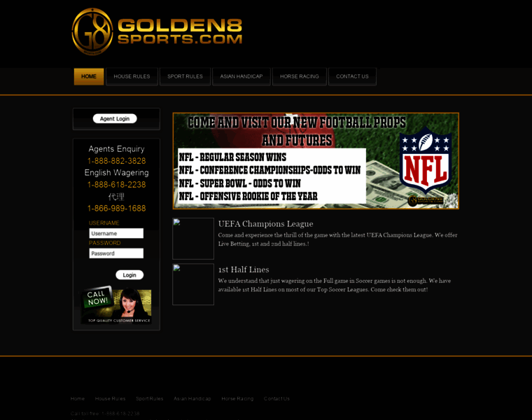 Golden8sports.com thumbnail