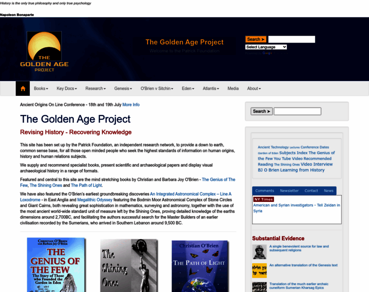 Goldenageproject.org.uk thumbnail
