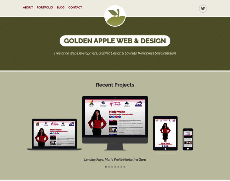 Goldenapplewebdesign.com thumbnail