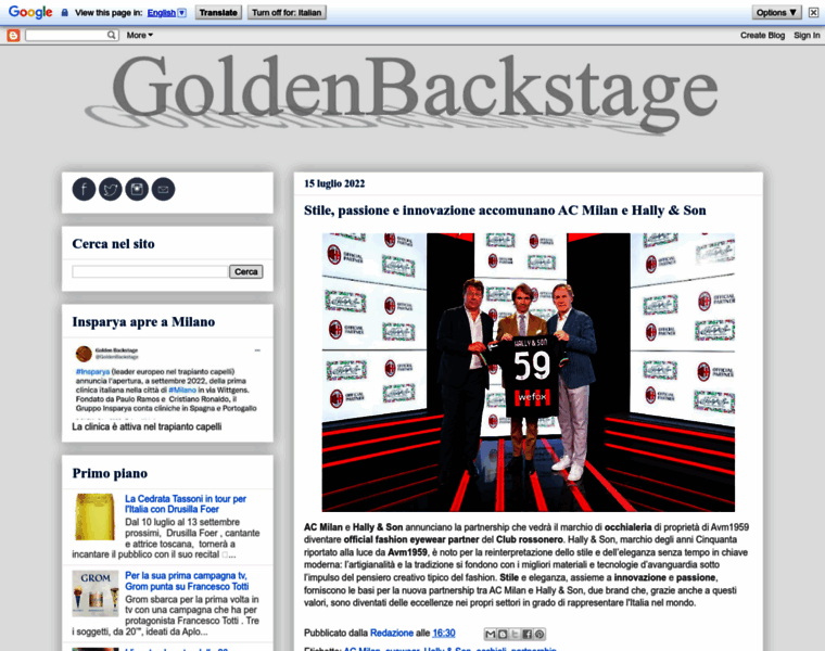 Goldenbackstage.com thumbnail